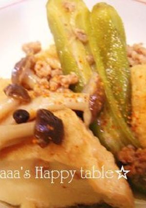 ☆厚揚げとオクラのほっこり煮☆-レシピのメイン写真
