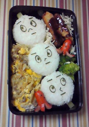 キャラ弁　＊だんご三兄弟＊-レシピのメイン写真