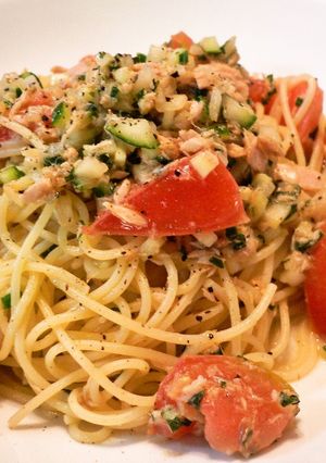 暑い夏に！！冷製とまと♡ パスタ-レシピのメイン写真