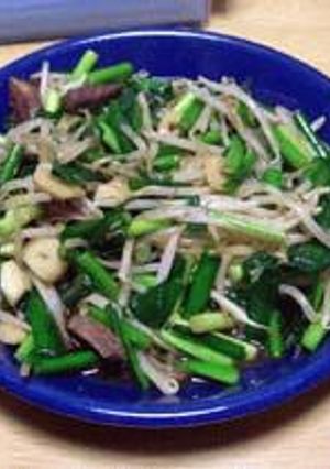 レバー野菜炒め-レシピのメイン写真