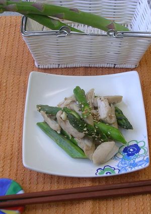 アスパラのごま和え-レシピのメイン写真