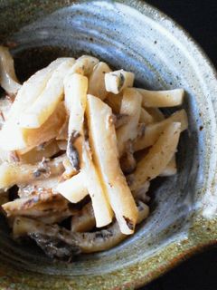 大根ちくわしいたけのマヨ梅和え-レシピのメイン写真