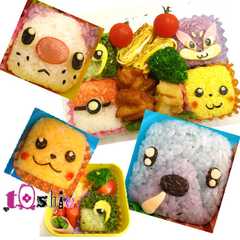รูปของ 簡単 おにぎり ポケモン キューブ弁当