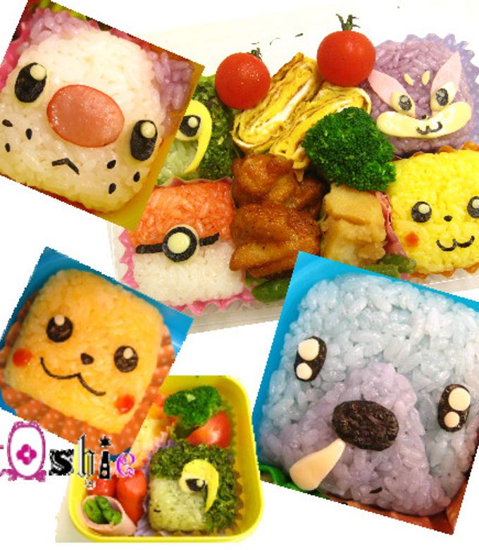 簡単 おにぎり ポケモン キューブ弁当-レシピのメイン写真