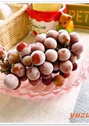デラウェアを凍らせて食べる✿保存にも-レシピのメイン写真