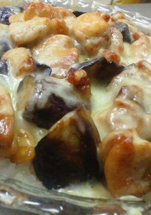 【オーブン頼み】ナスと鶏肉のドリア★★-レシピのメイン写真
