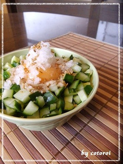 たっぷりキュウリのにんにく味噌丼-レシピのメイン写真