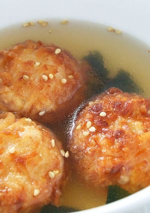 子どもに人気！揚げしゅうまいスープ-レシピのメイン写真