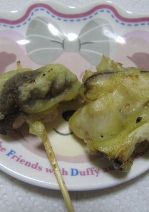 しいたけと鶏の串揚げ-レシピのメイン写真