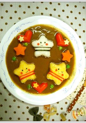 デコカレー★☆スターカレー☆★-レシピのメイン写真