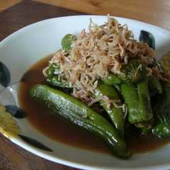A picture of 万願寺とうがらしの炊いたん☆おばんざい.