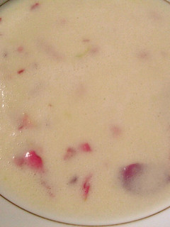 バラとじゃがいもの冷たいスープ-レシピのメイン写真