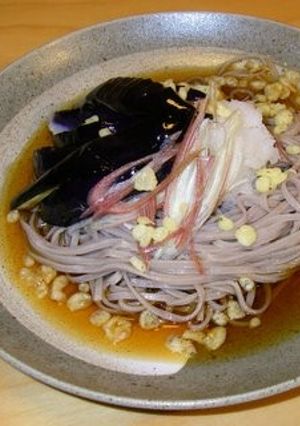 揚げナスの冷たいおろし蕎麦-レシピのメイン写真