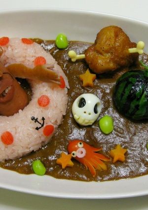 夏だ！海だ！スイカだ！海賊デコカレ—だ！-レシピのメイン写真