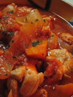 ♪簡単 鶏肉のトマト煮込み♪-レシピのメイン写真