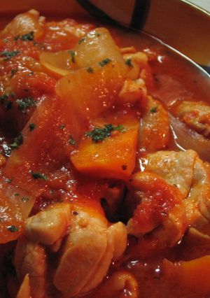 ♪簡単 鶏肉のトマト煮込み♪-レシピのメイン写真