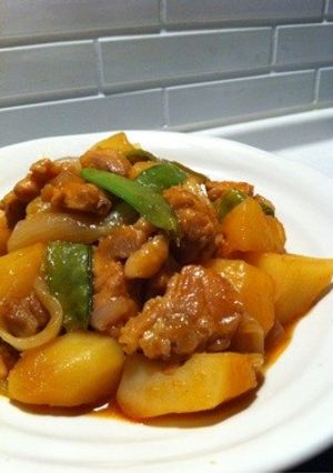 韓国カムジャタン風♦鶏じゃが甘辛炒め煮☆-レシピのメイン写真