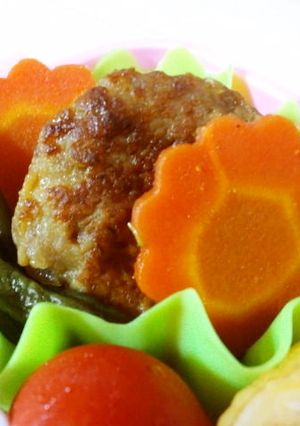 お弁当に☆照り焼きカレーハンバーグ☆-レシピのメイン写真