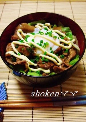 旨いよ！レタス豚丼♪-レシピのメイン写真