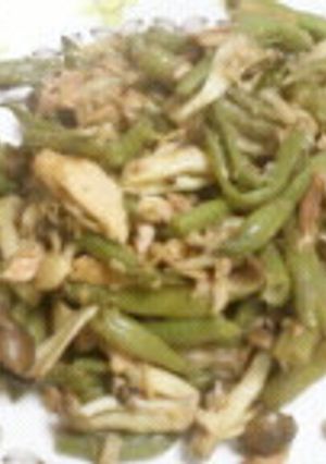 きのことツナいんげんのカレー炒め-レシピのメイン写真