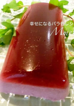 ババロアみたい*な二色ゼリー-レシピのメイン写真