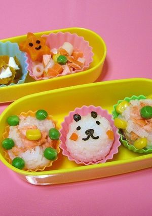 離乳食☆11ヶ月の簡単キャラ弁-レシピのメイン写真