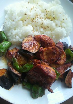 やわらか鶏むね肉と夏野菜のピリ辛炒め☆-レシピのメイン写真