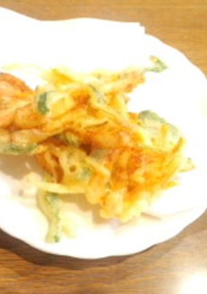かまぼこ入りかき揚げ-レシピのメイン写真