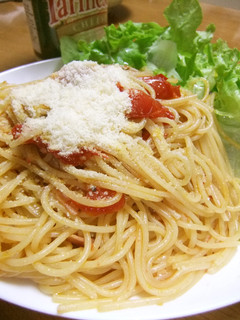 激うま☆完熟トマトのペペロンチーノ♡簡単-レシピのメイン写真