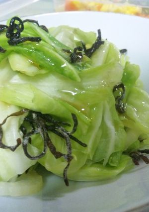 パパッとキャベツの塩昆布和え-レシピのメイン写真