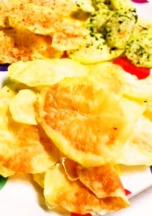 ＊ノンオイルdeヘルシー☆レンジポテチ＊-レシピのメイン写真