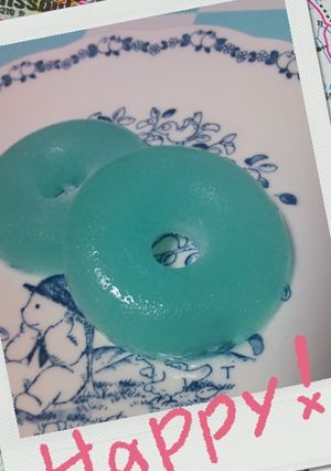 ガリガリ君ソーダ味みたいなドーナツゼリー-レシピのメイン写真