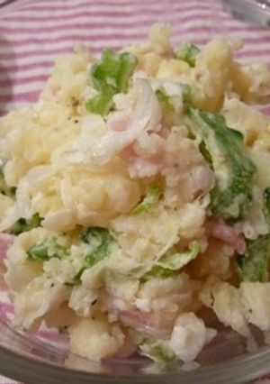 ゴーヤ入り和風ポテトサラダ-レシピのメイン写真