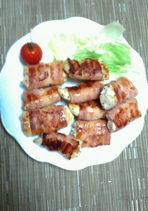☆ささみのベーコン巻き☆-レシピのメイン写真