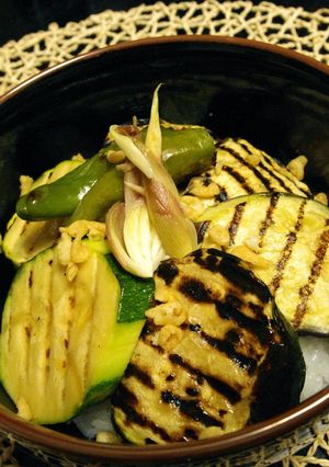 夏野菜の、揚げない天丼-レシピのメイン写真