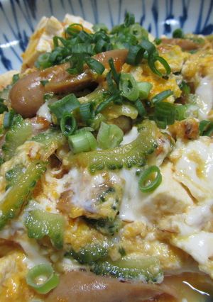 ゴーヤチャンプル　生姜味噌味-レシピのメイン写真