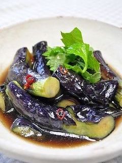 茄子紺色~♪ なすの揚げ煮-レシピのメイン写真