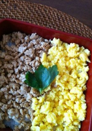 簡単♡ふっくら鶏そぼろ丼-レシピのメイン写真