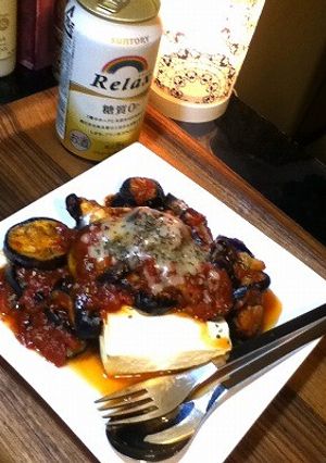 トマト缶&ナスで低カロリー豆腐グラタン風-レシピのメイン写真