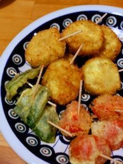 なすとトマトの天ぷら フライ風-レシピのメイン写真