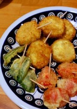 なすとトマトの天ぷら フライ風-レシピのメイン写真