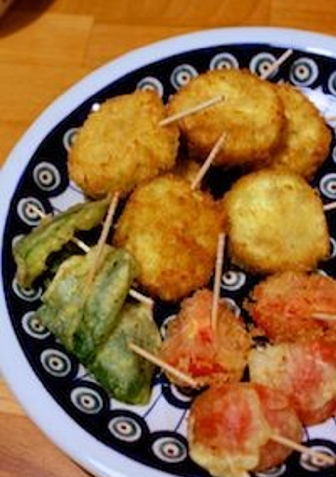 なすとトマトの天ぷら フライ風-レシピのメイン写真