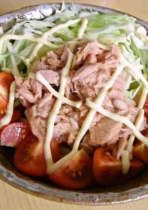 簡単☆ツナサラダうどん-レシピのメイン写真