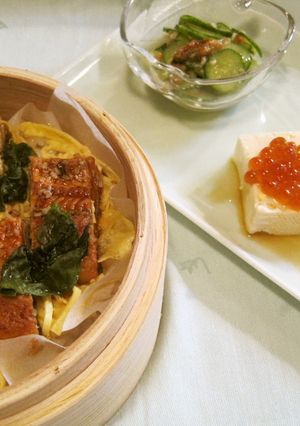 簡単なうなぎの蒸し寿司-レシピのメイン写真