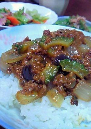 ゴーヤ入りキーマカレー-レシピのメイン写真