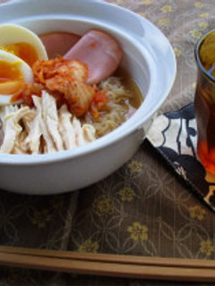 ゆで鶏の韓国冷麺-レシピのメイン写真