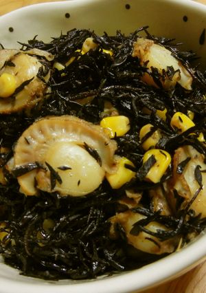 ひじきとホタテのバターしょうゆ煮❀-レシピのメイン写真