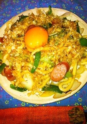 ごま油で炒める☆焼うどん☆-レシピのメイン写真