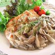 チキンソテーの舞茸ソース