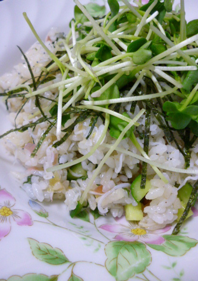 しらすと香味野菜のちらし寿司-レシピのメイン写真